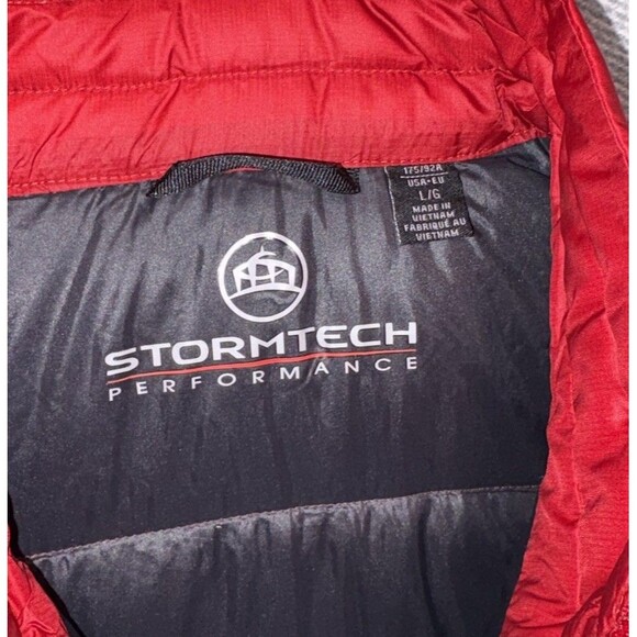 Stormtech Performance Men’s Down Vest - Red Size Large - Picture 3 of 11